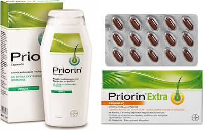 Priorin Extra Ειδικό Συμπλήρωμα Διατροφής 200ml 60 κάψουλες