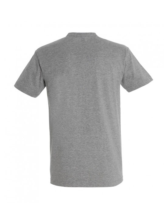 Kids Moda Herren T-Shirt Kurzarm Gray