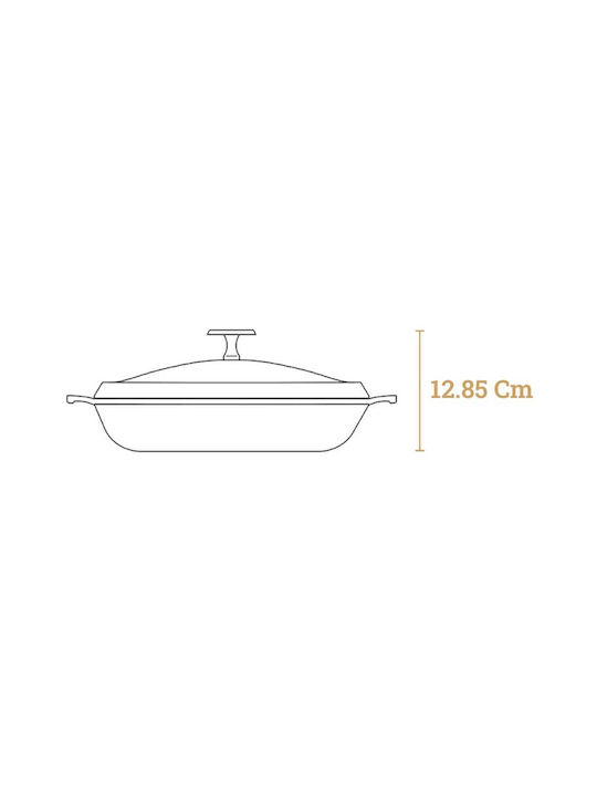 Lodge Blacklock Τηγάνι από Μαντέμι Με Καπάκι 30.48cm