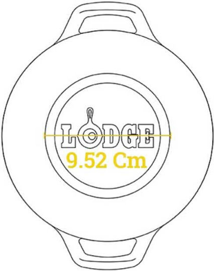 Lodge Wok made of Cast Iron 15.87cm