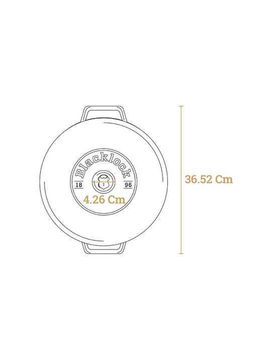 Lodge Blacklock Τηγάνι από Μαντέμι Με Καπάκι 30.48cm