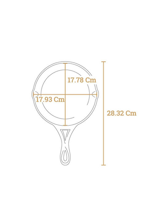 Lodge Blacklock 63 Τηγάνι από Μαντέμι 17.78cm