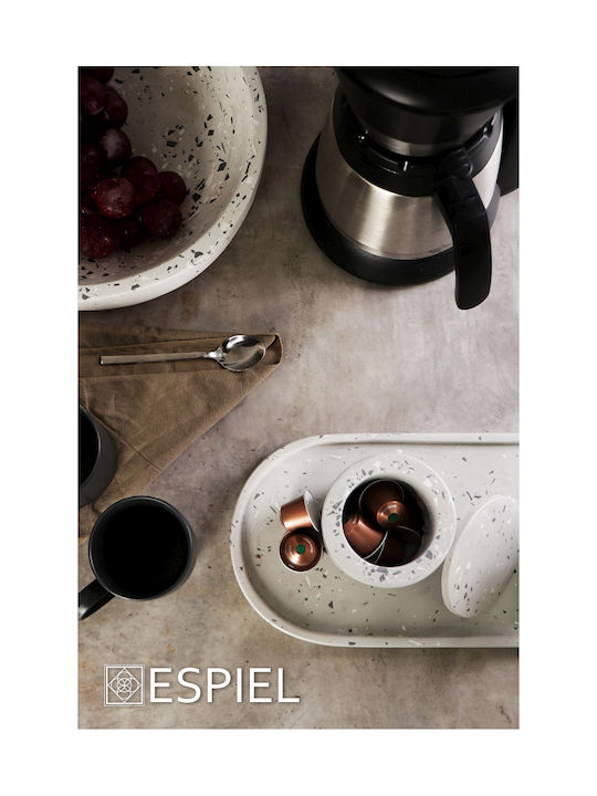 Espiel Morgan Κούπα Κεραμική Μαύρη 280ml 2τμχ