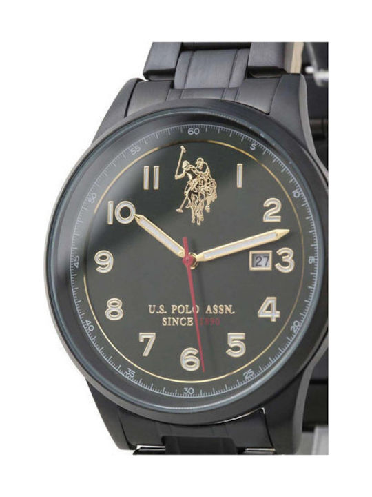 U.S. Polo Assn. Мъжки Часовник На Батерия с Метална Гривна