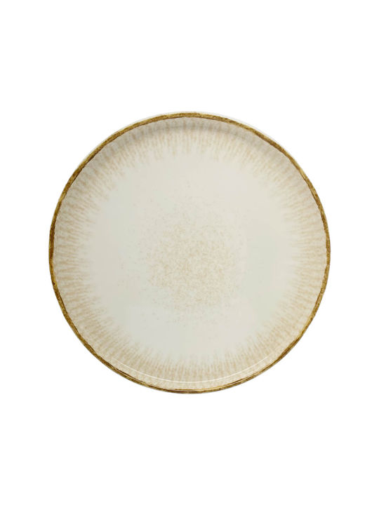 Ankor Plate Desert made of Porcelain White with Diameter 22cm
