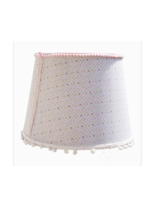 Oxygen Kids Single Ceiling Light E27 Pink 25x35cm