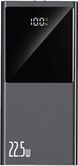 Tech-Protect PB13 Power Bank 20000mAh 22.5W με 2 Θύρες USB-A και Θύρα USB-C Power Delivery / Quick Charge 3.0 Γκρι