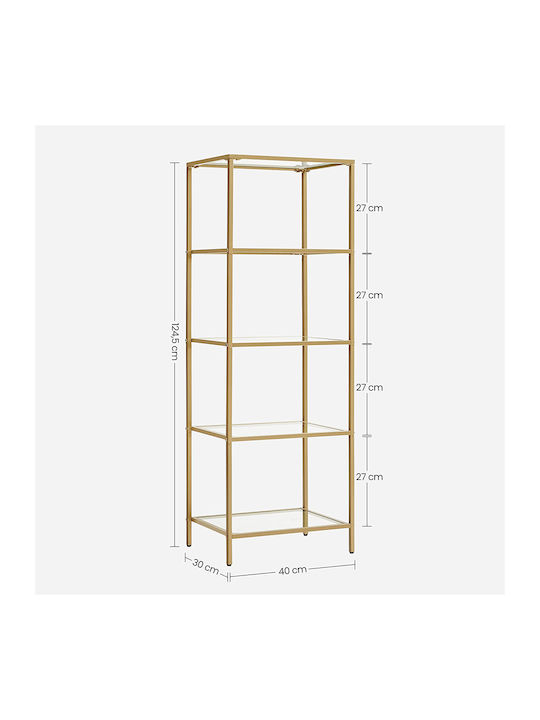 Етажерка 40x30x124.5см.