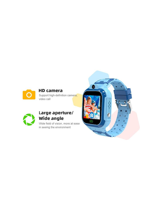 motto4u Kinder-Smartwatch 4G Mit GPS & Kamera Schwarz