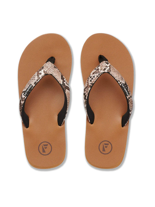 FOAM LIFE SELENE - WOMENS FLIP FLOPS - LATTE BROWN WOMEN'S FLIP FLOPS BROWN