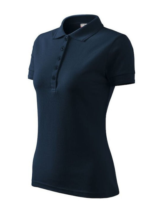 Rimeck Women's Short Sleeve Promotional Blouse Navy Blue