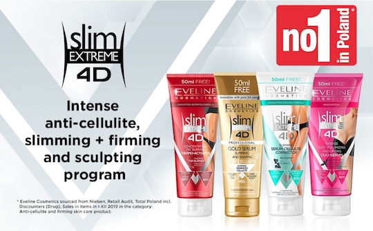 Eveline Slim Extreme 3D Ser Pentru Slăbire Și Celulită 250ml