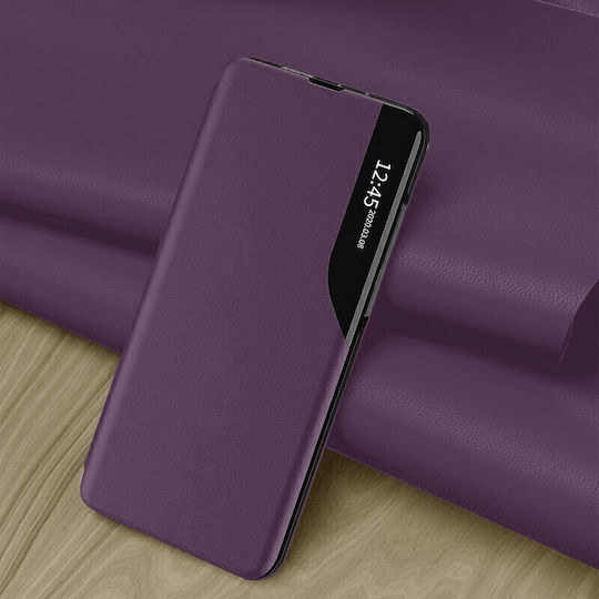 Techsuit 5G eFold Series Book Plastic / Piele artificială Violet (Galaxy A14)