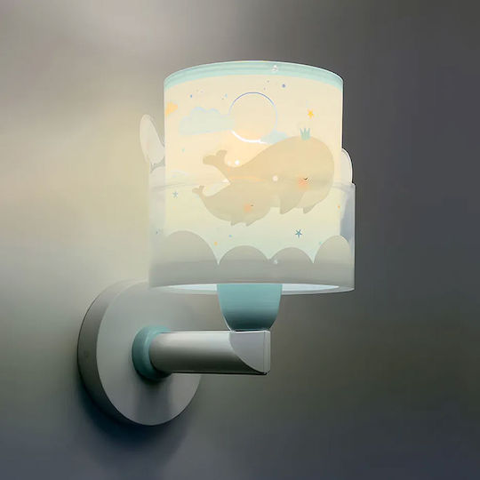 Ango Led Plastic Kids Wall Light Whale Dreams