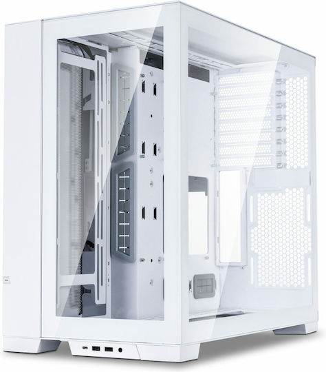 Lian Li O11 Dynamic EVO Gaming Midi Tower Computer Case with Side Window White