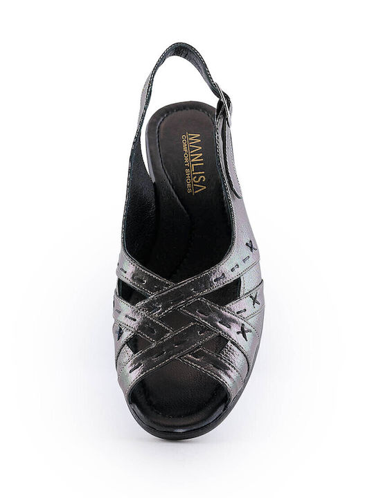 Manlisa Summer Women's Platforms Silver