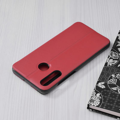 Techsuit eFold Synthetic Leather Book Red (Huawei P30 Lite)