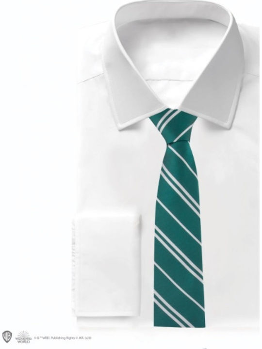 Cinereplicas Slytherin Ανδρική Γραβάτα με Σχέδια σε Πράσινο Χρώμα