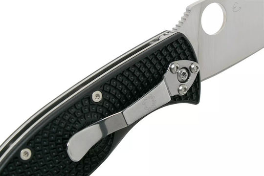 Spyderco Tenacious Σουγιάς Μαύρος σε Θήκη