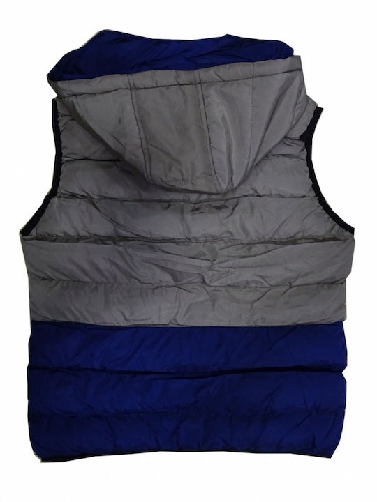 Blue Lake Bomber vest bicolour compoze