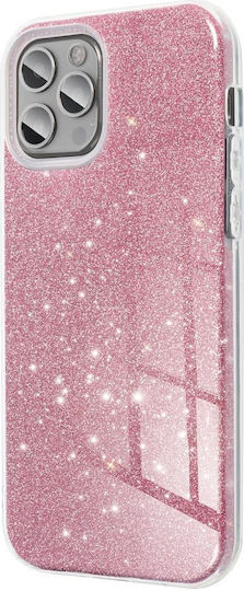 Forcell Shining Back Cover Σιλικόνης Ροζ (Redmi Note 12 5G)
