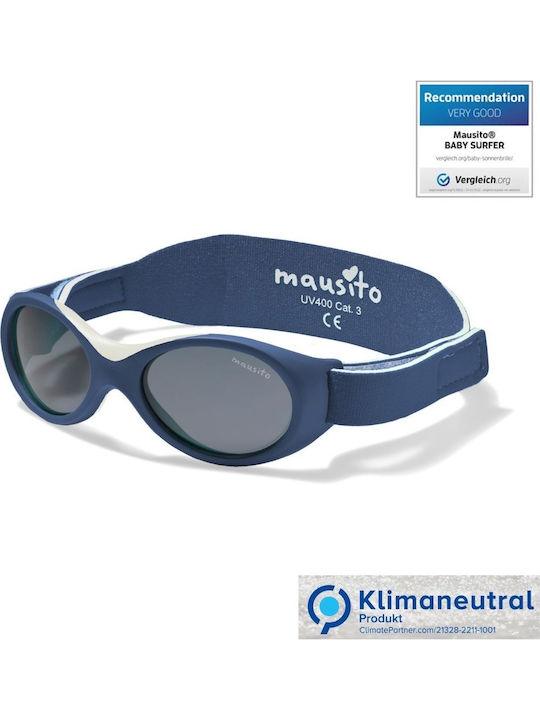 Mausito Baby Surfer Kids Sunglasses Blue for 0-1 Year