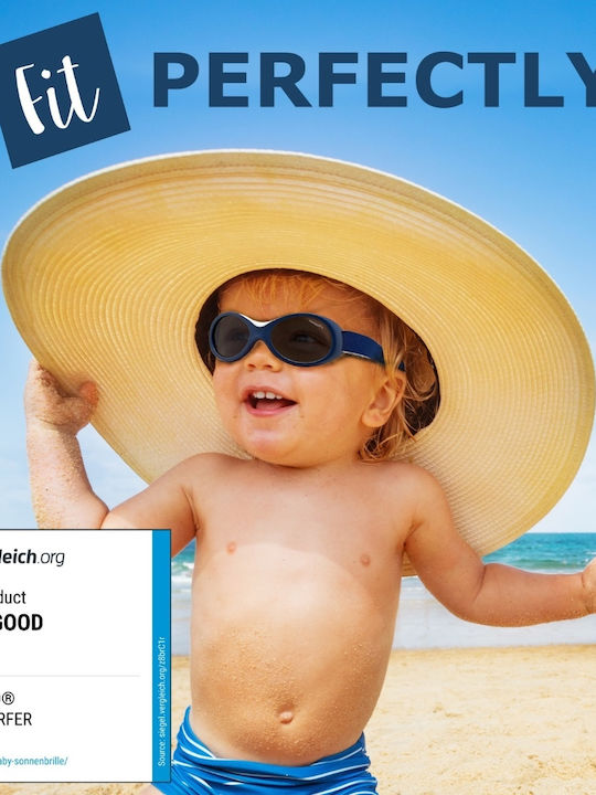 Mausito Baby Surfer Kids Sunglasses Blue for 0-1 Year