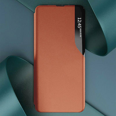 Techsuit eFold Series Plastic / Synthetic Leather Book Orange (Huawei Mate 20 ProHonor 20 Pro)