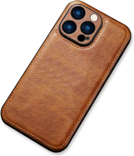 Bodycell Prestige Leather Backcover Umschlag Rückseite Leder Braun (iPhone 14 Plus) BJ-00043