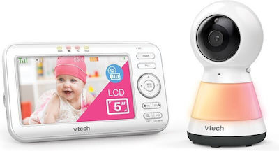 Vtech Comunicare pentru bebeluși cu cameră și ecran 5" cu comunicare bidirecțională și sunete de adormit