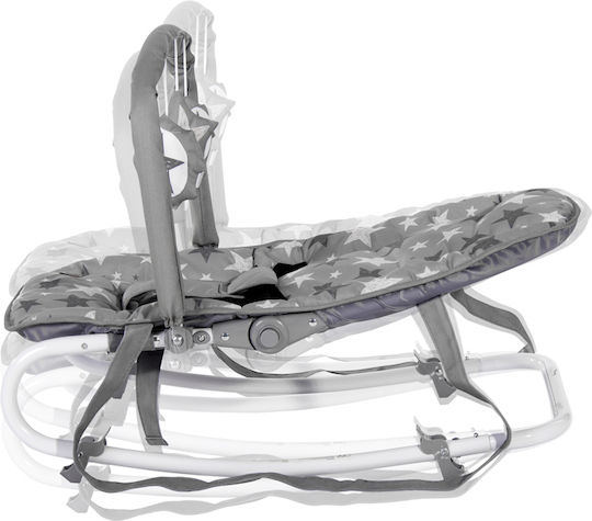 Lorelli Χειροκίνητο Relax Μωρού Rocker Eliza Yellow Cute Elephant για Παιδί έως 9kg