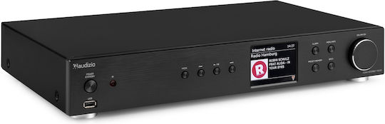 Audizio Adria Επιτραπέζιο Ραδιόφωνο Ρεύματος DAB+ με Bluetooth Μαύρο