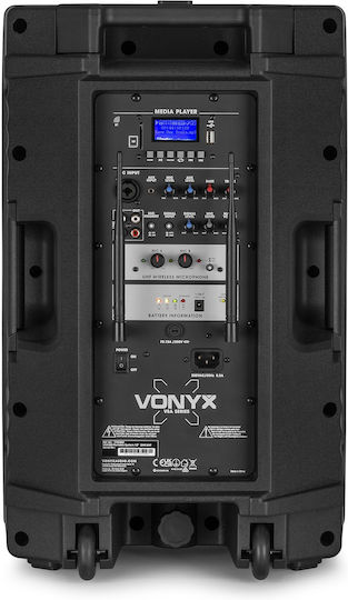 Vonyx Караоке Система с Безжични Микрофони VSA500 174.052 Черен