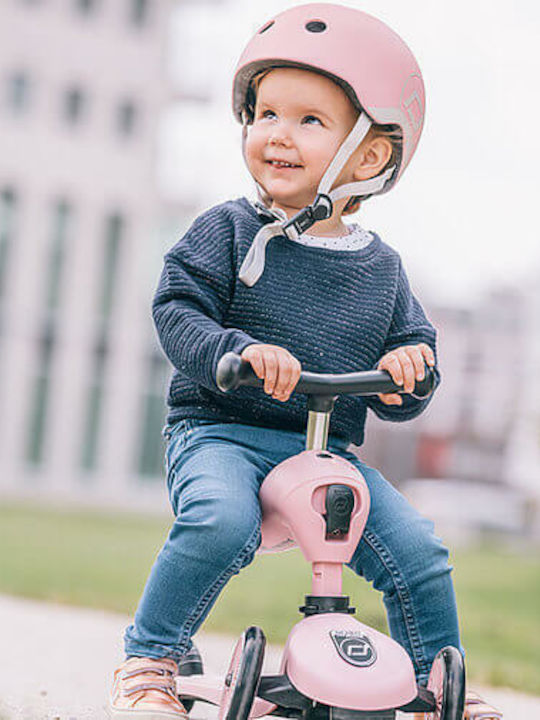 Scoot & Ride Kids' Helmet for City Bike Green with LED Light