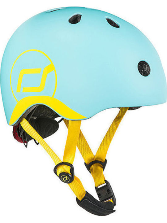 Scoot & Ride Kids' Helmet for City Bike Blue with LED Light