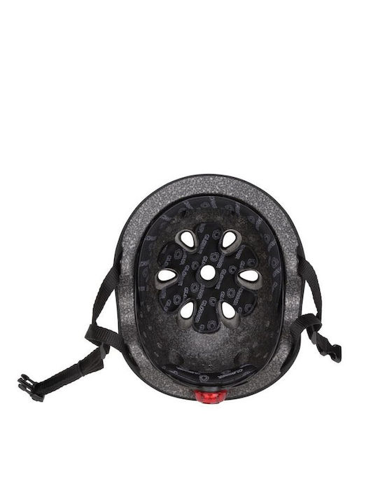 Globber Primo Lights Kids' Helmet for City Bike Black with LED Light