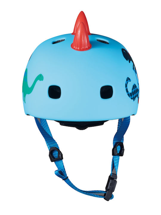 Micro 3D Scootersaurus Kids' Helmet for City Bike Blue