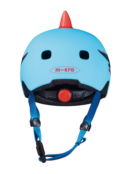 Micro 3D Scootersaurus Kids' Helmet for City Bike Blue