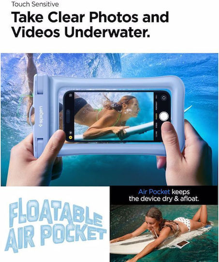 Spigen A610 Αδιάβροχη έως 6.9" Aqua Blue