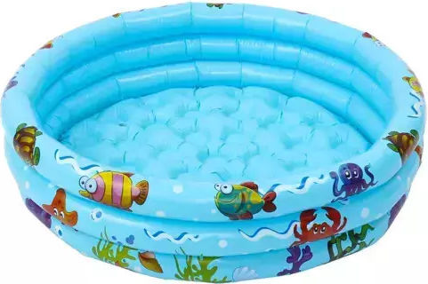 Kruzzel Piscină Rotundă Pentru Copii Gonflabilă 58lt 80x30cm Albastră