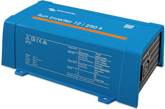Victron Energy Phoenix 12/250 -15 IEC Pure Sine Wave Inverter Power Supply with Nominal Input Voltage 12V Single Phase SIN121251100