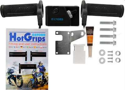 Oxford Heated Motorcycle Grips in Black Colour OF771