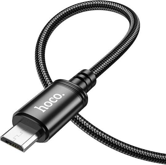Hoco X89 Braided USB 2.0 spre micro USB Cablu Negru 1m 1buc