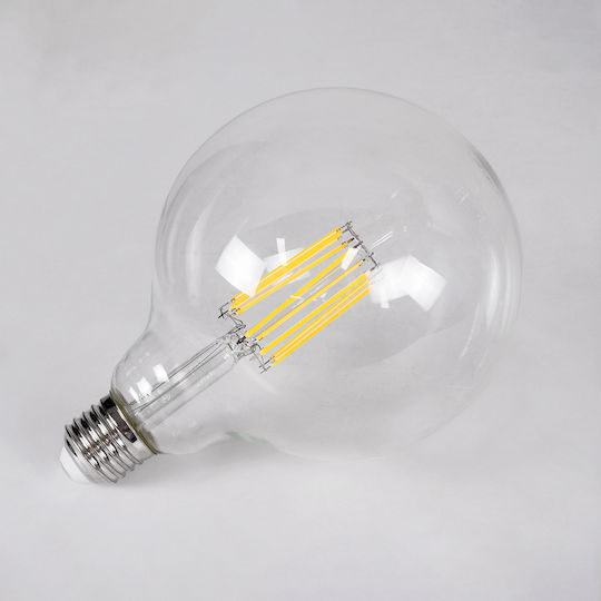 GloboStar LED крушка 12W 180mm за фасунга E27 и форма G125 Неутрално бяло 1320лм Димируем