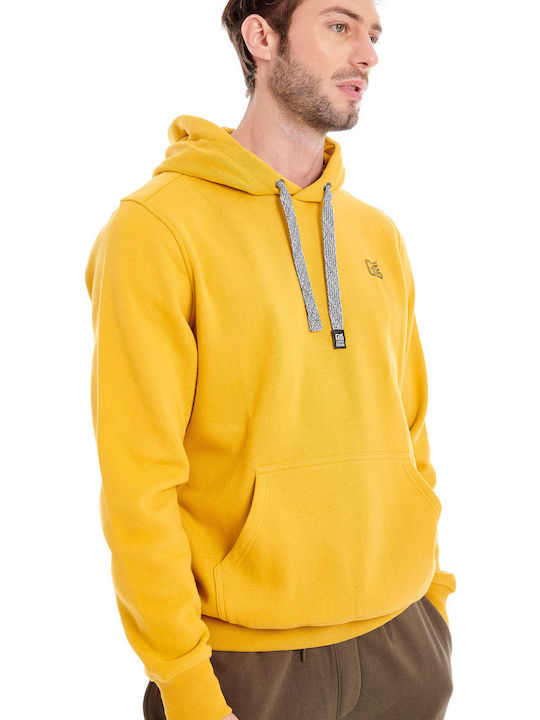 GAM004-20306 Sweatshirt mit Kapuze Gelb