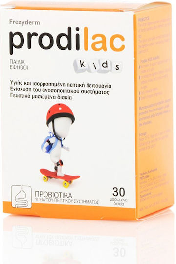 Frezyderm Prodilac Kids Probiotics for Children 30 chewable tabs Mandarin