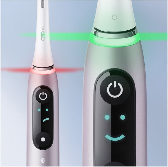 Oral-B iO Series 9N Electric Toothbrush with Timer, Pressure Sensor, and Travel Case Rose Quartz