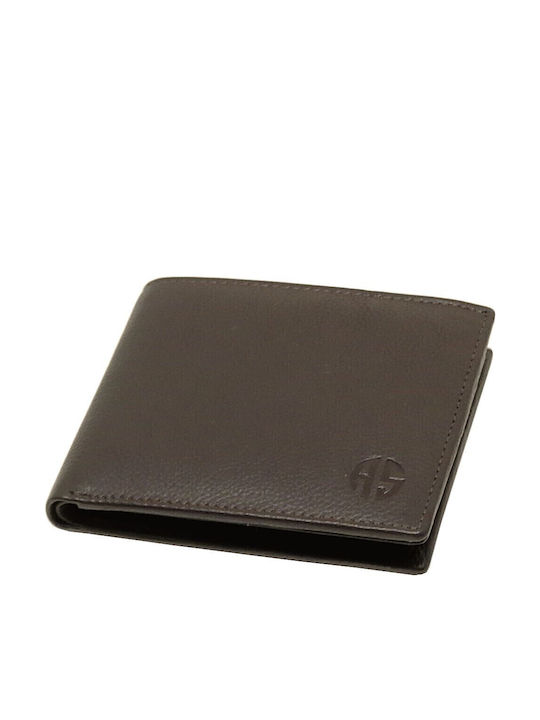 10114-0 Leather Men's Wallet Classic with RFID Brown