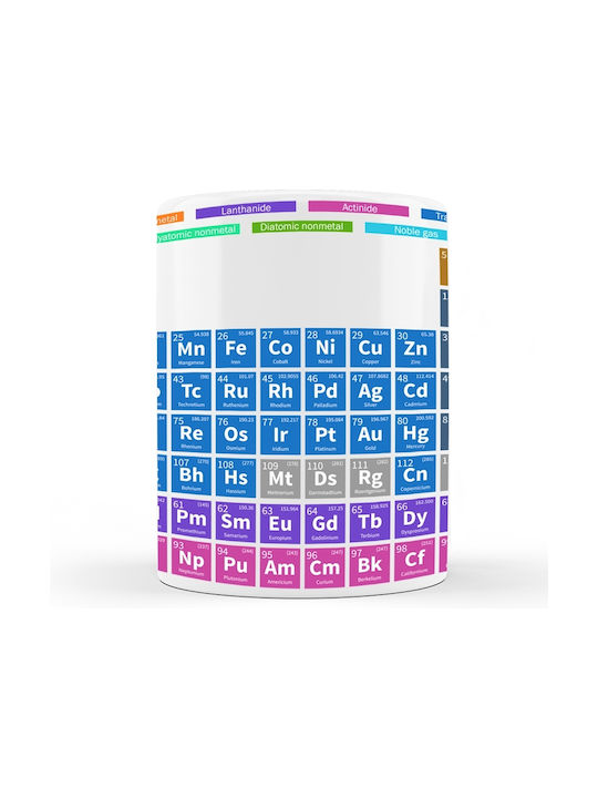 VOUR Cană Ceramică Periodic Table 320ml