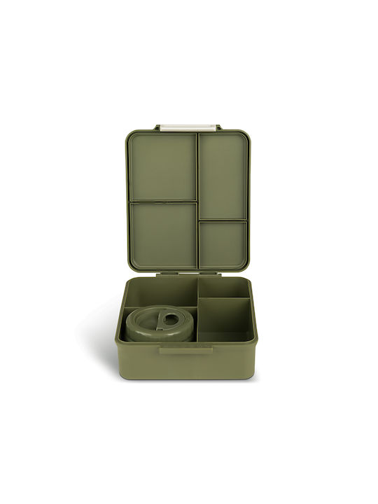 Lunchbox Isolierte Lunchbox Kunststoff Gelb 1900ml 1Stück